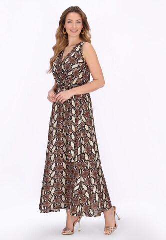 faina Dress in Brown
