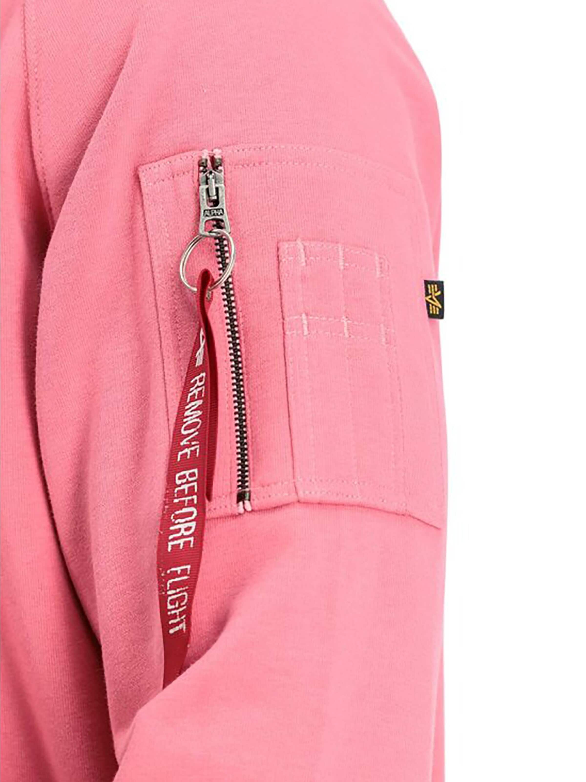 ALPHA INDUSTRIES Sweatshirt 'X-Fit'‌‌‌‌‌‌‌ in Rot