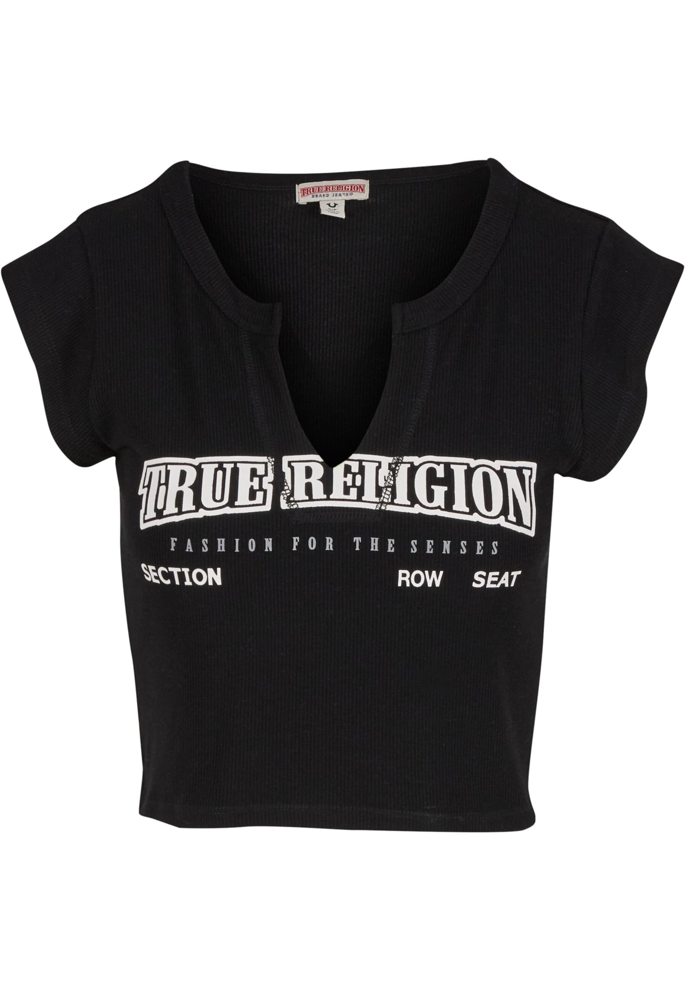 True Religion Tričko 'Anniversary' – černá: přední strana