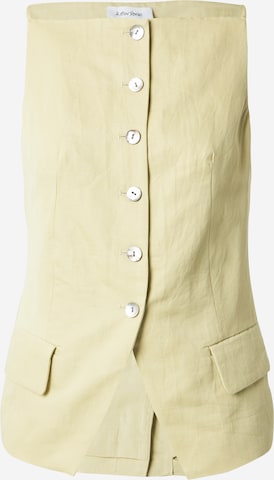 Gilet de costume & Other Stories en jaune : devant