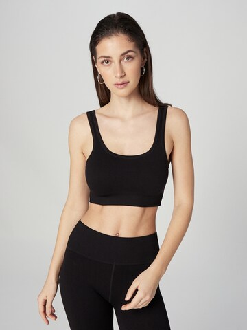 A LOT LESS Top 'Lotta' in Black: front