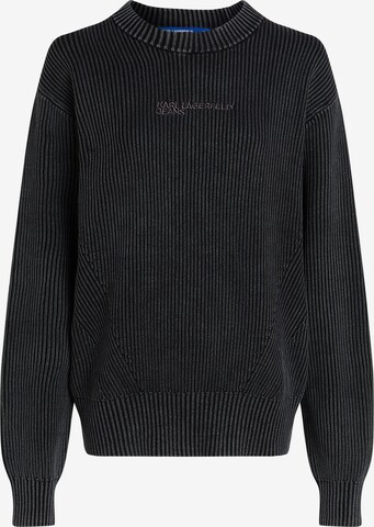 KARL LAGERFELD JEANS Sweater in Black: front