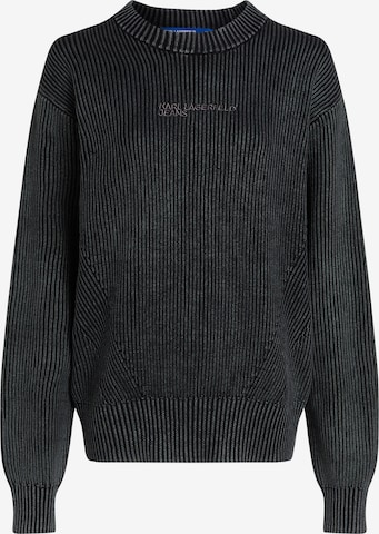 KARL LAGERFELD JEANS Sweater in Black: front