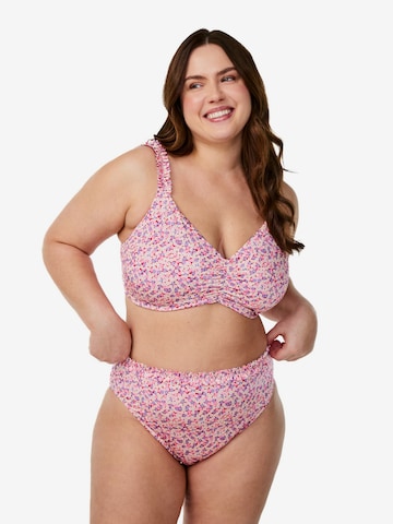 raudona Swim by Zizzi Bikinio kelnaitės 'Rika': priekis