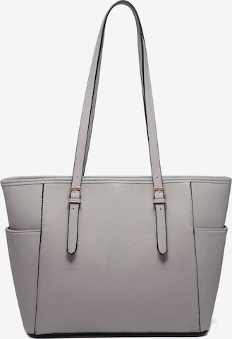 Miss Lulu Shoulder Bag in Grey: front
