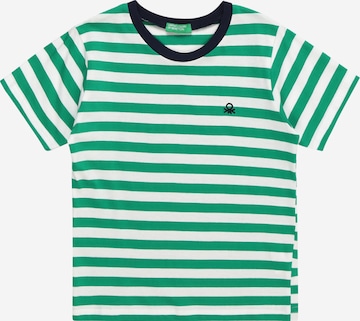 Tricou de la UNITED COLORS OF BENETTON pe verde: față