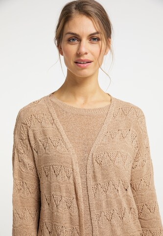 Cardigan Usha en marron