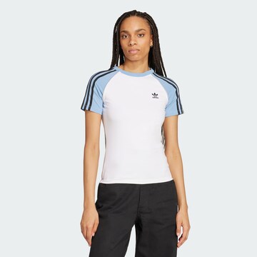 ADIDAS ORIGINALS Särk 'Adicolor', värv valge: eest vaates