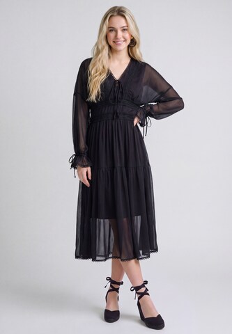 IZIA Summer dress 'Festival' in Black: front