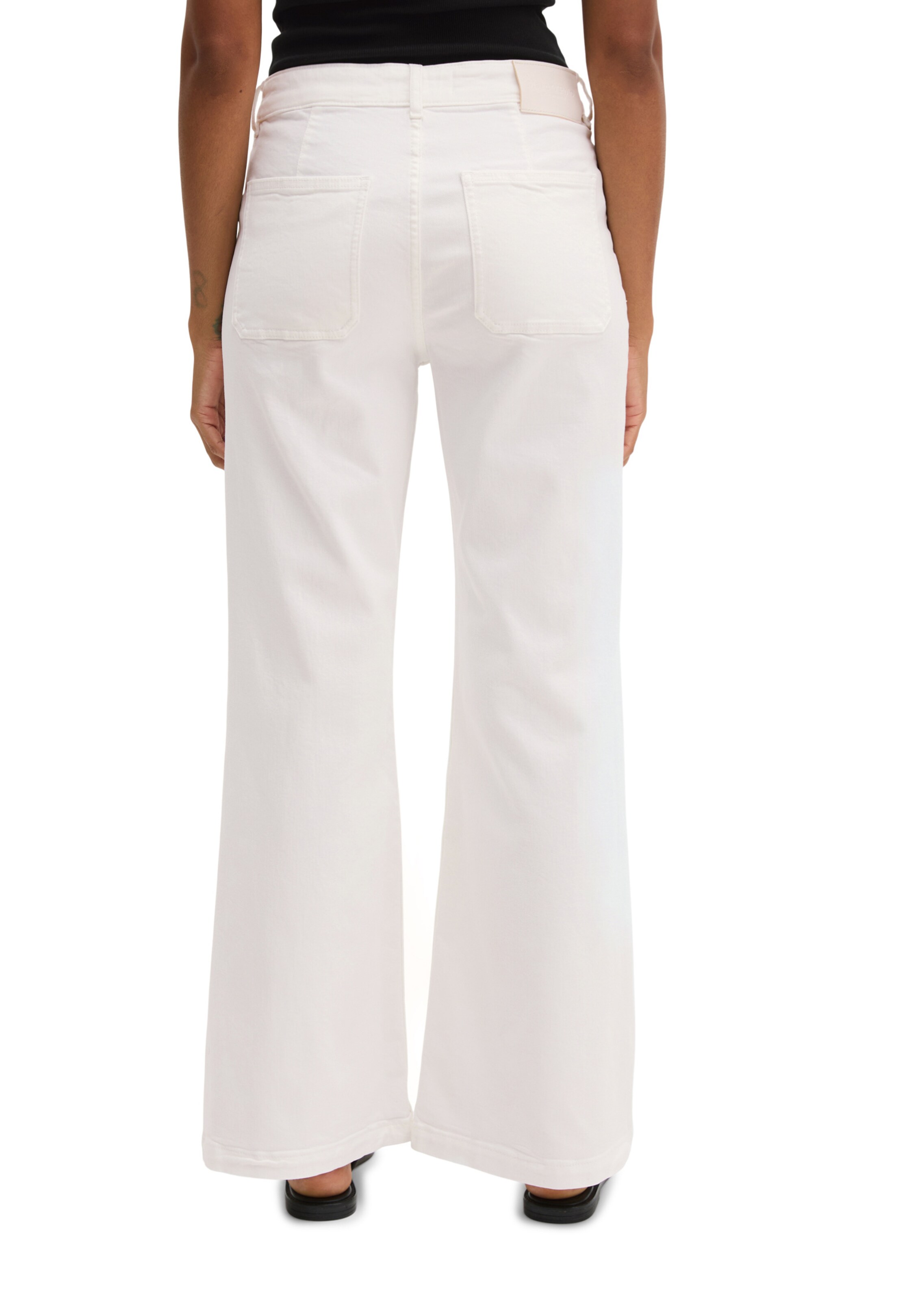 Marc O'Polo Flared Jeans in Weiß