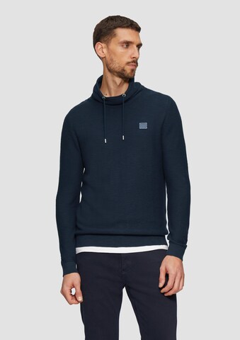 s.Oliver Pullover in Blau: Vorderseite