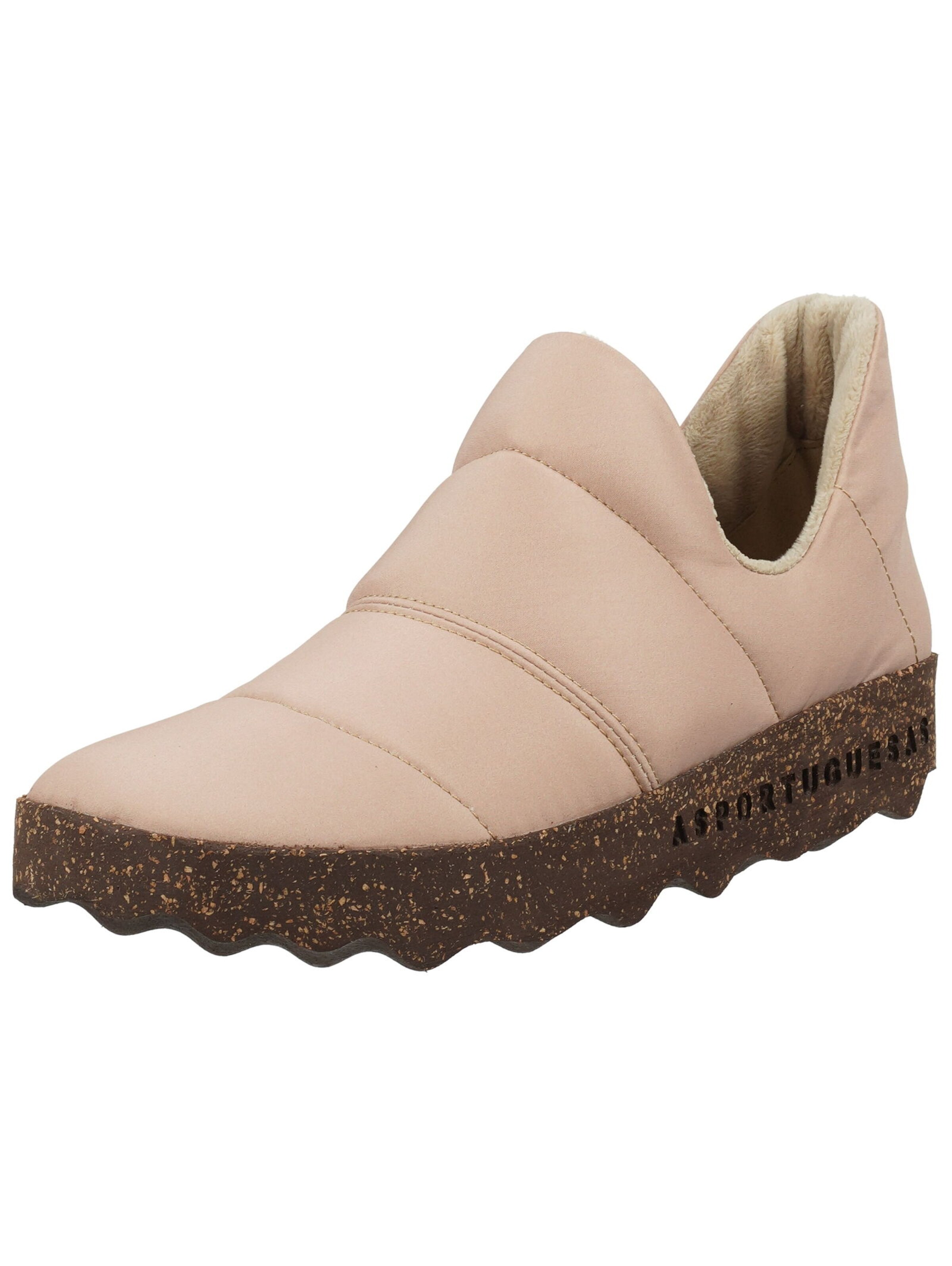Asportuguesas Huisschoenen in Beige: voorkant