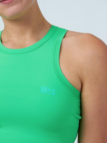 SPORTKIND Sporttop 'Tanktop High Neck' in Groen