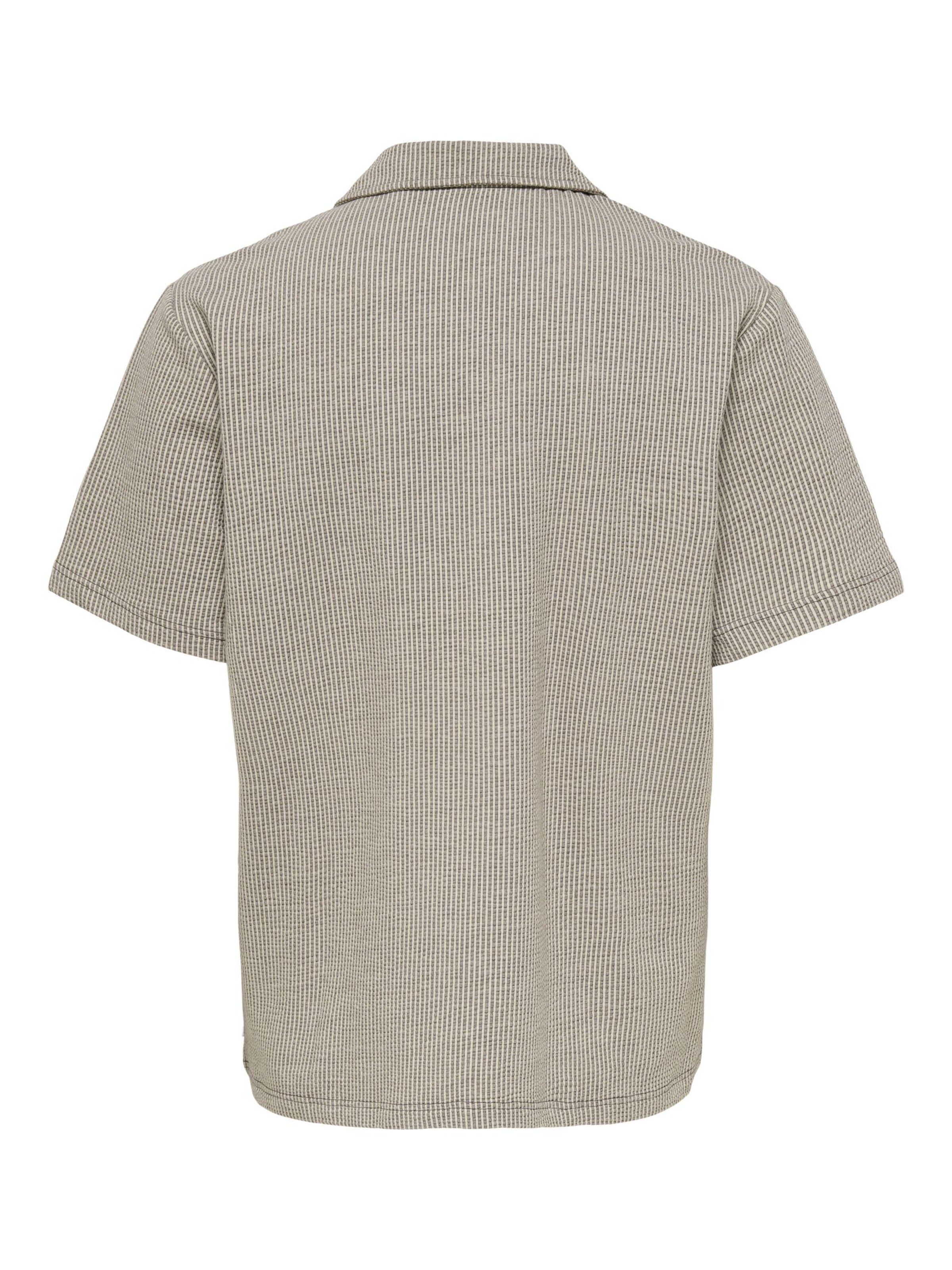 Coupe regular Chemise 'ONSKian' Only & Sons en marron