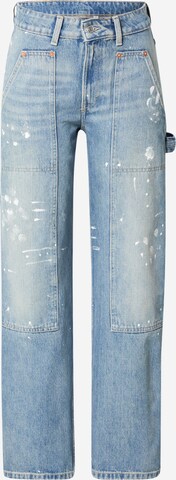 WEEKDAY Wide Leg Jeans 'Carpenter' in Blau: predná strana