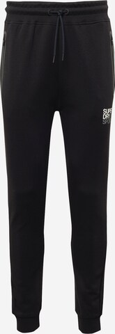 Superdry - Pantalón en negro: frente
