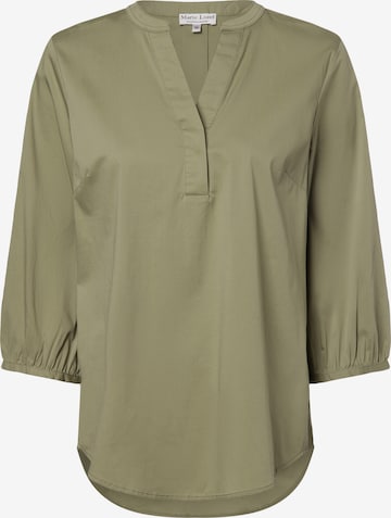 Marie Lund Blouse in Green: front