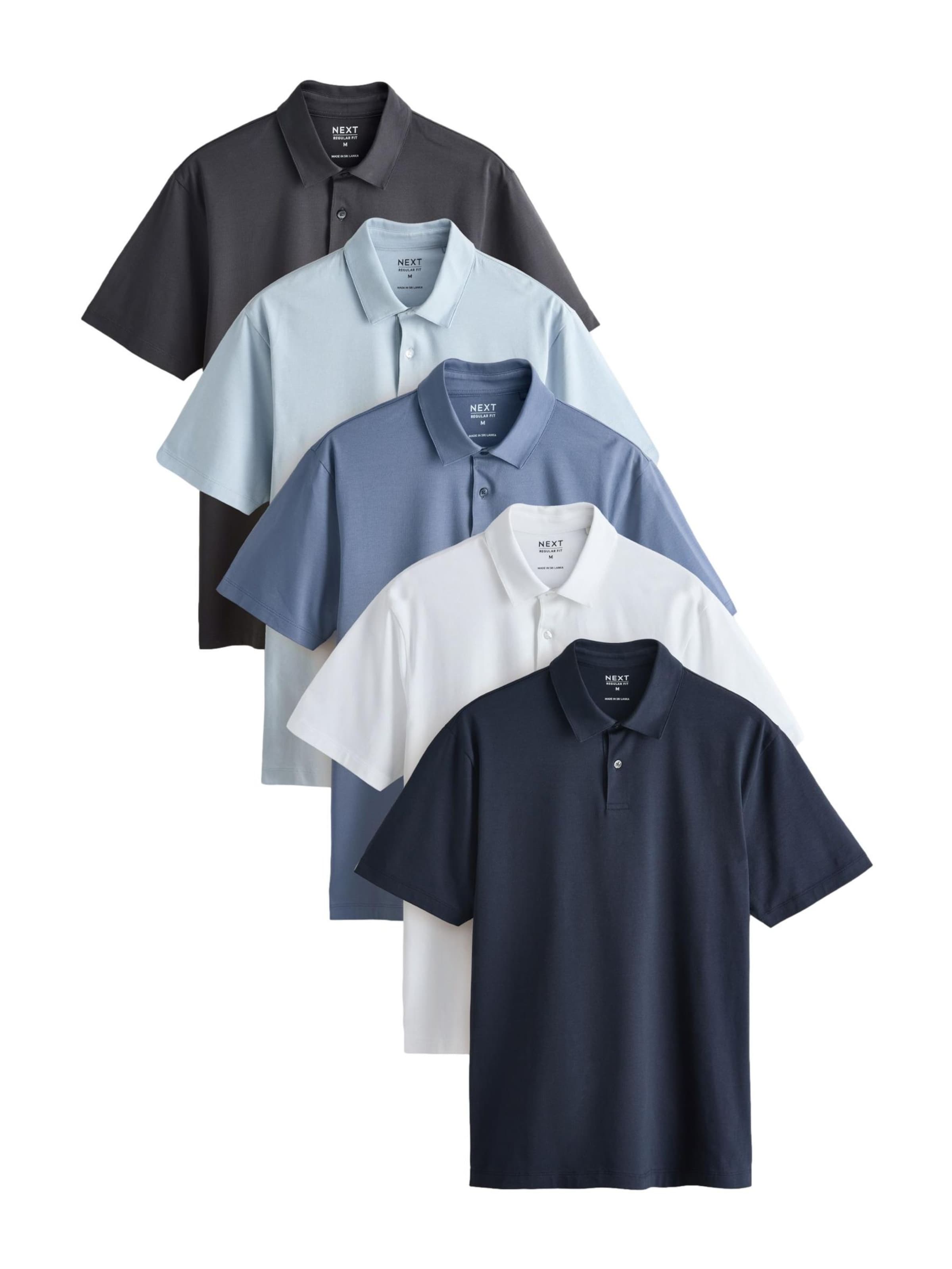 Tricou de la Next pe albastru: față