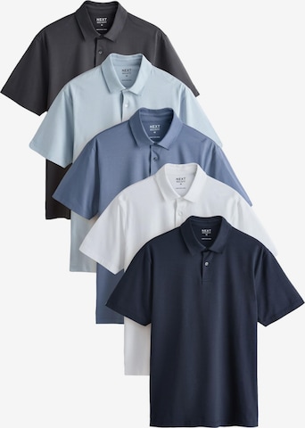 Tricou de la Next pe albastru: față