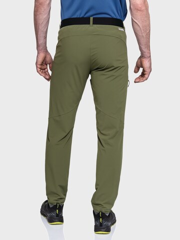Schöffel Regular Outdoor trousers ' Hiking Pants Style Blaustein MNS ' in Green