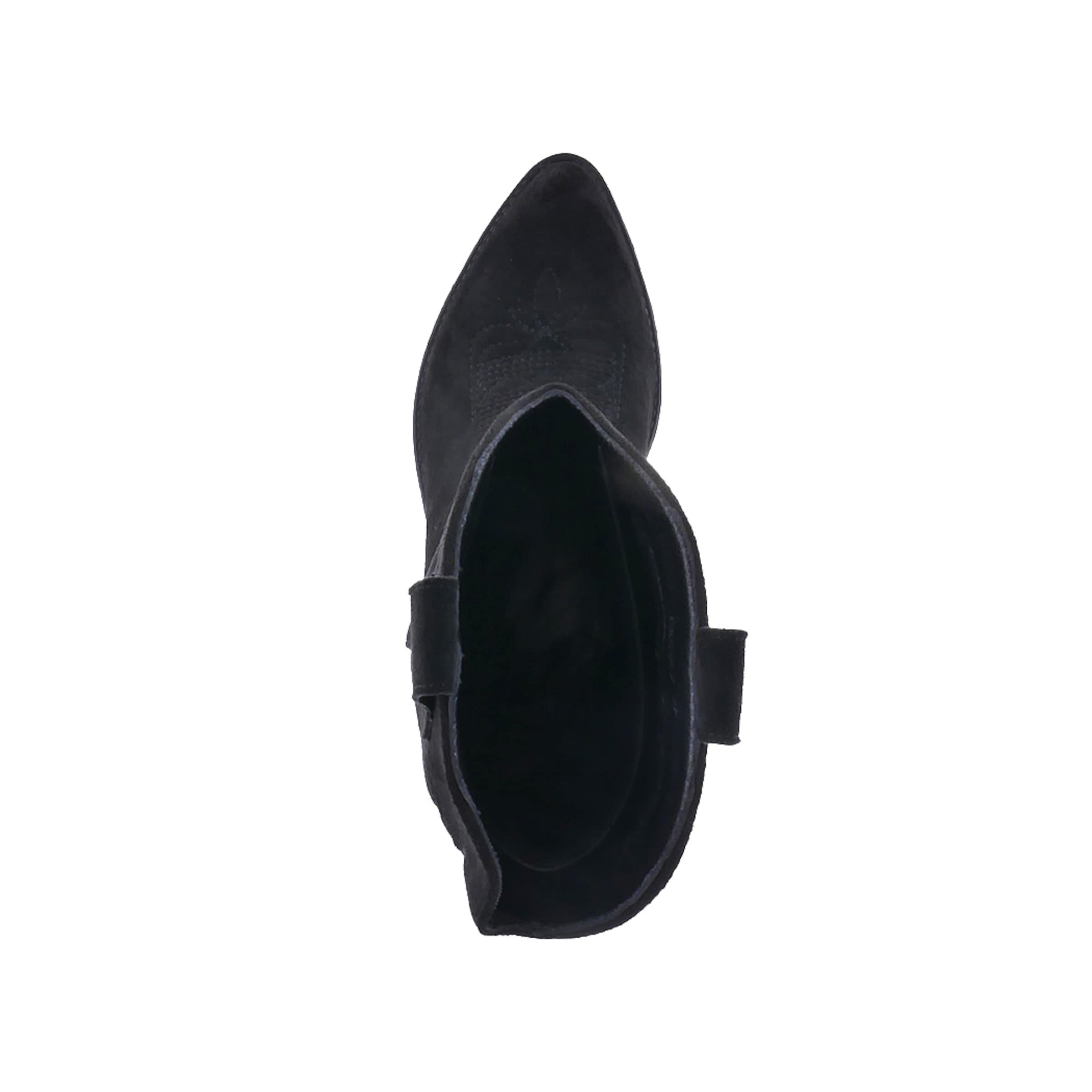 Bottes de cowboy Elara en noir