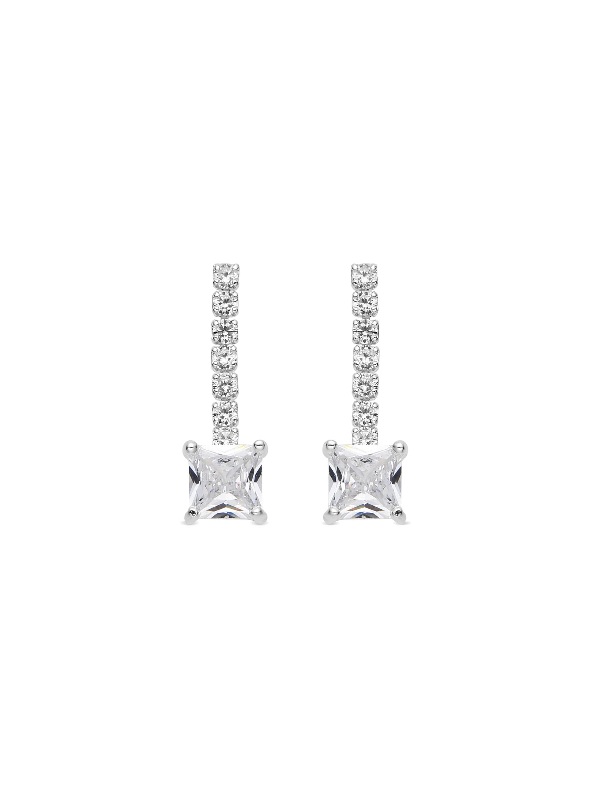 Luxenter - Brincos 'Leinor' em prata: frente