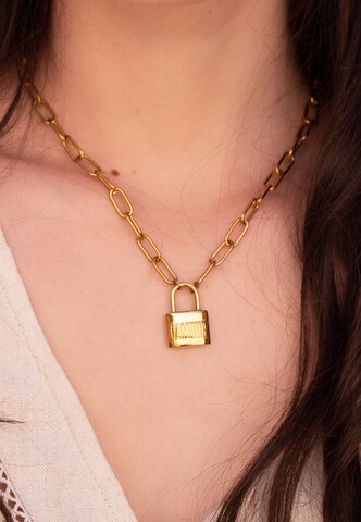 My Jewellery Ketting 'Love Lock' in Goud: voorkant