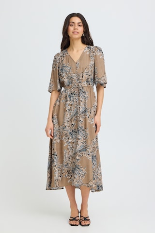 Robe Fransa en beige : devant