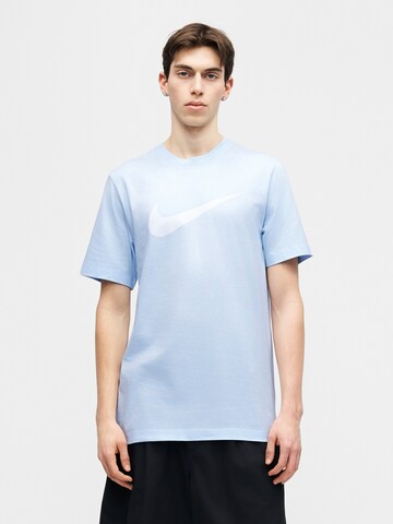 Nike Sportswear Футболка 'Swoosh' в Синий: спереди
