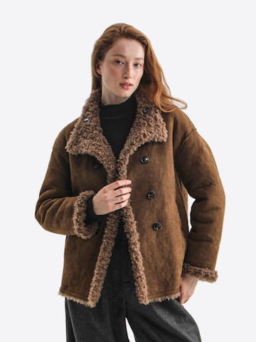 TorWeit Winter Coat in Brown