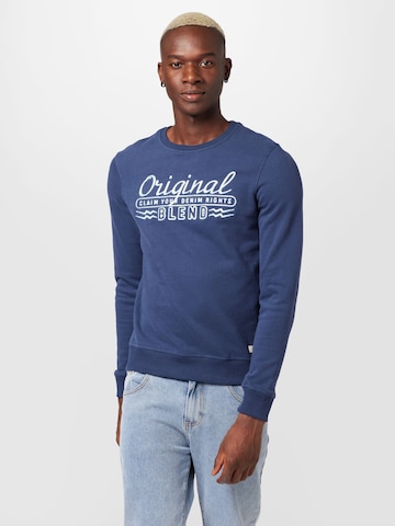 BLEND Sweatshirt in Blauw: voorkant