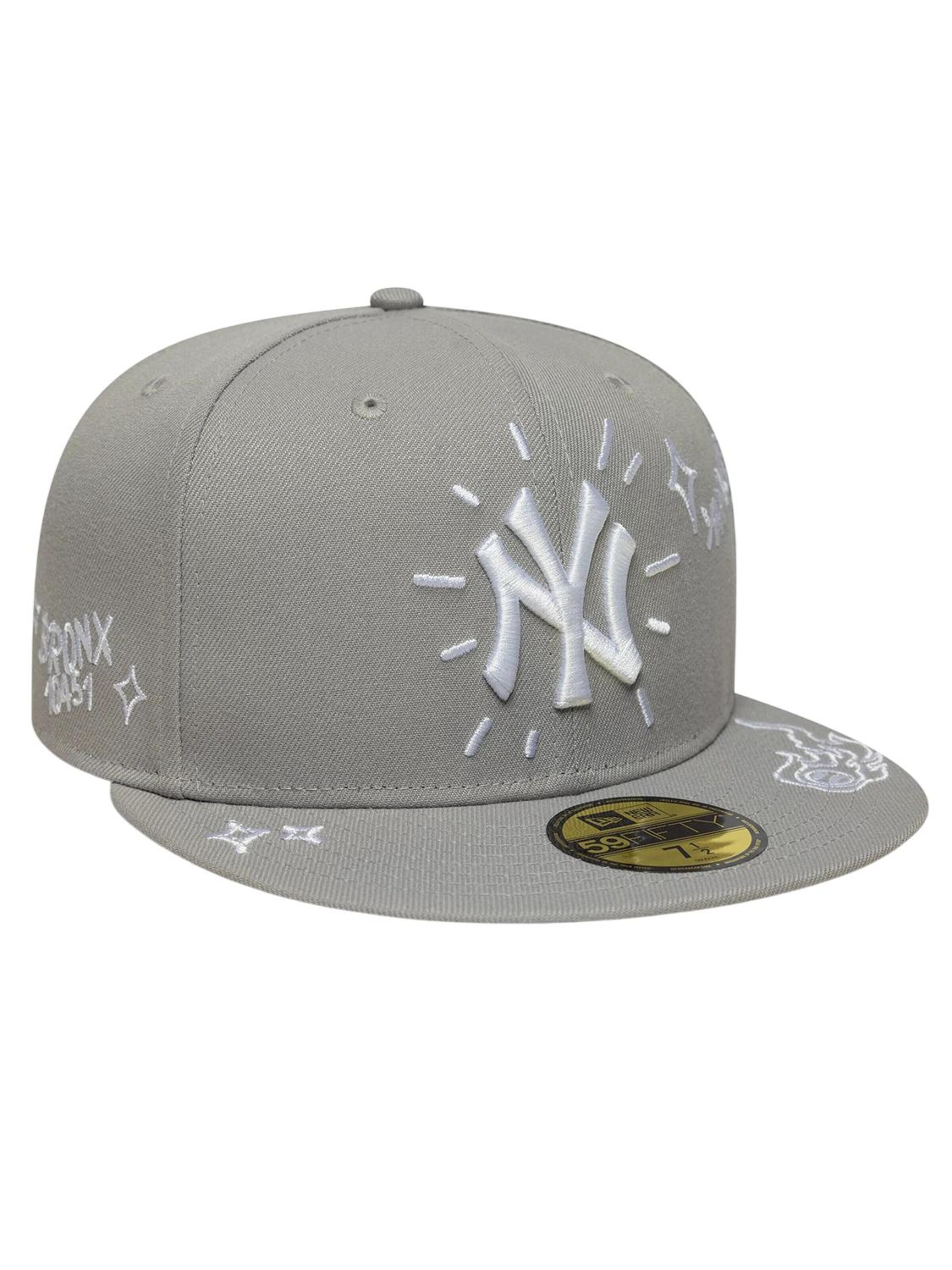 NEW ERA Cap '59FIFTY MLB New York Yankees Scribble'‌‌‌ in Grau