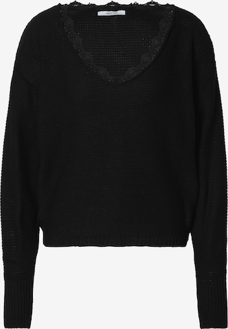 ABOUT YOU Sweter 'Gemma' w kolorze czarny: przód
