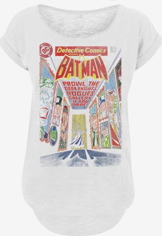 F4NT4STIC Shirt 'DC Comics Batman Rogues Gallery Cover' in Wit: voorkant