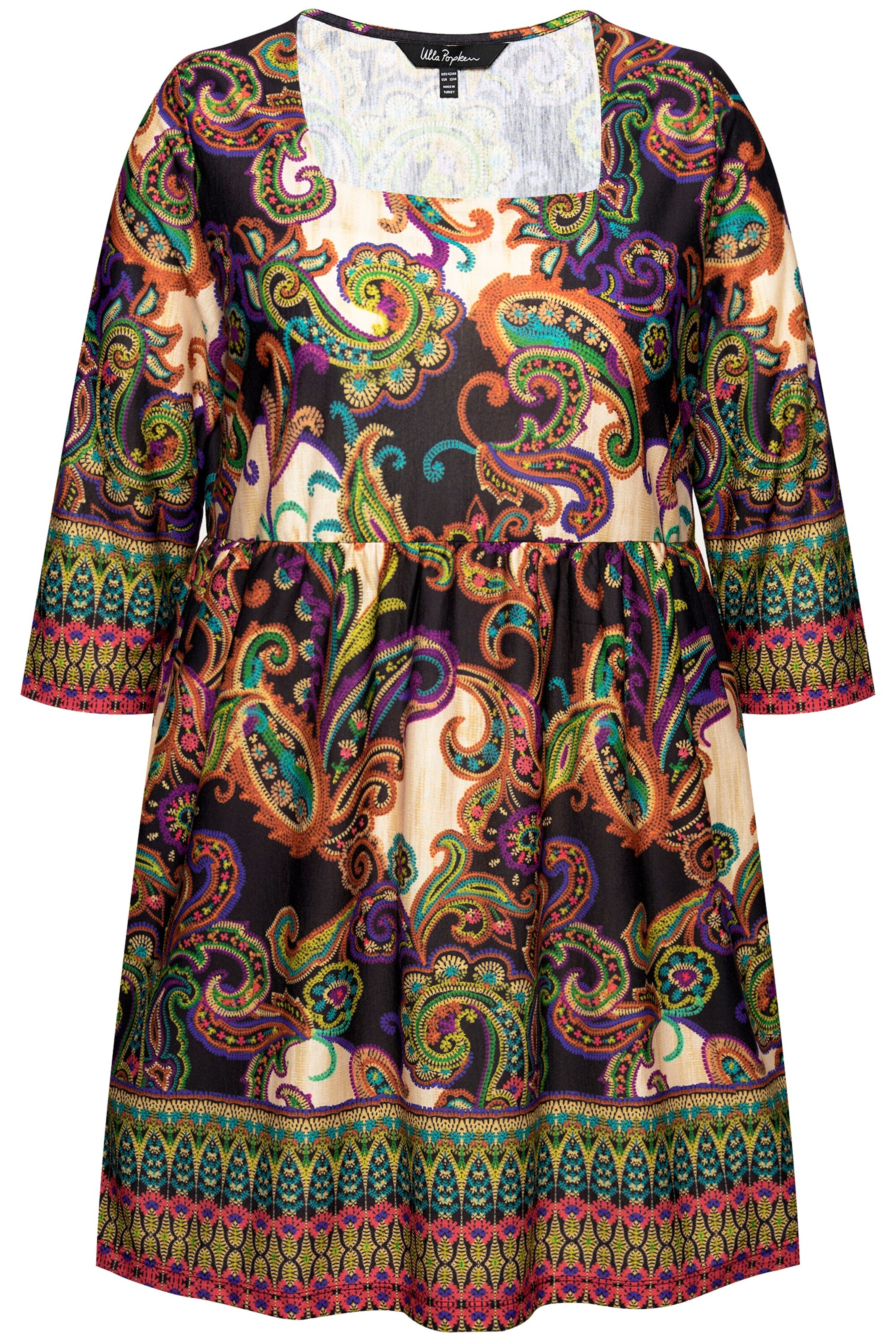 Ulla Popken Tuniek in Gemengde kleuren: voorkant