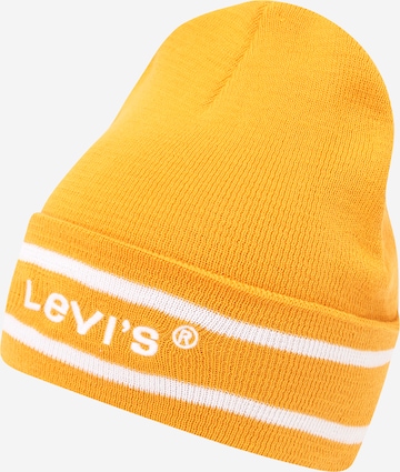 LEVI'S ® Beanie in Yellow: front