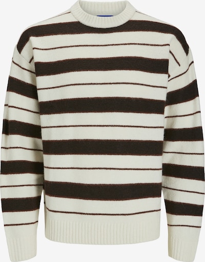 JACK & JONES Pulover 'Ollie' veličine L u smeđa / ljubičasta / bijela, Pregled proizvoda