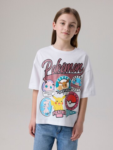 NAME IT - Camiseta 'NKFJylal Pokemon' en blanco: frente