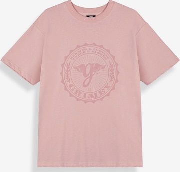 T-Shirt 'Camiseta grimey rosa chief watcher classic fit tee' Grimey en rose : devant