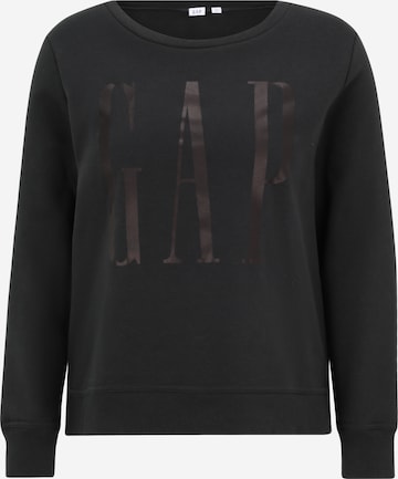 Sweat-shirt Gap Petite en noir : devant