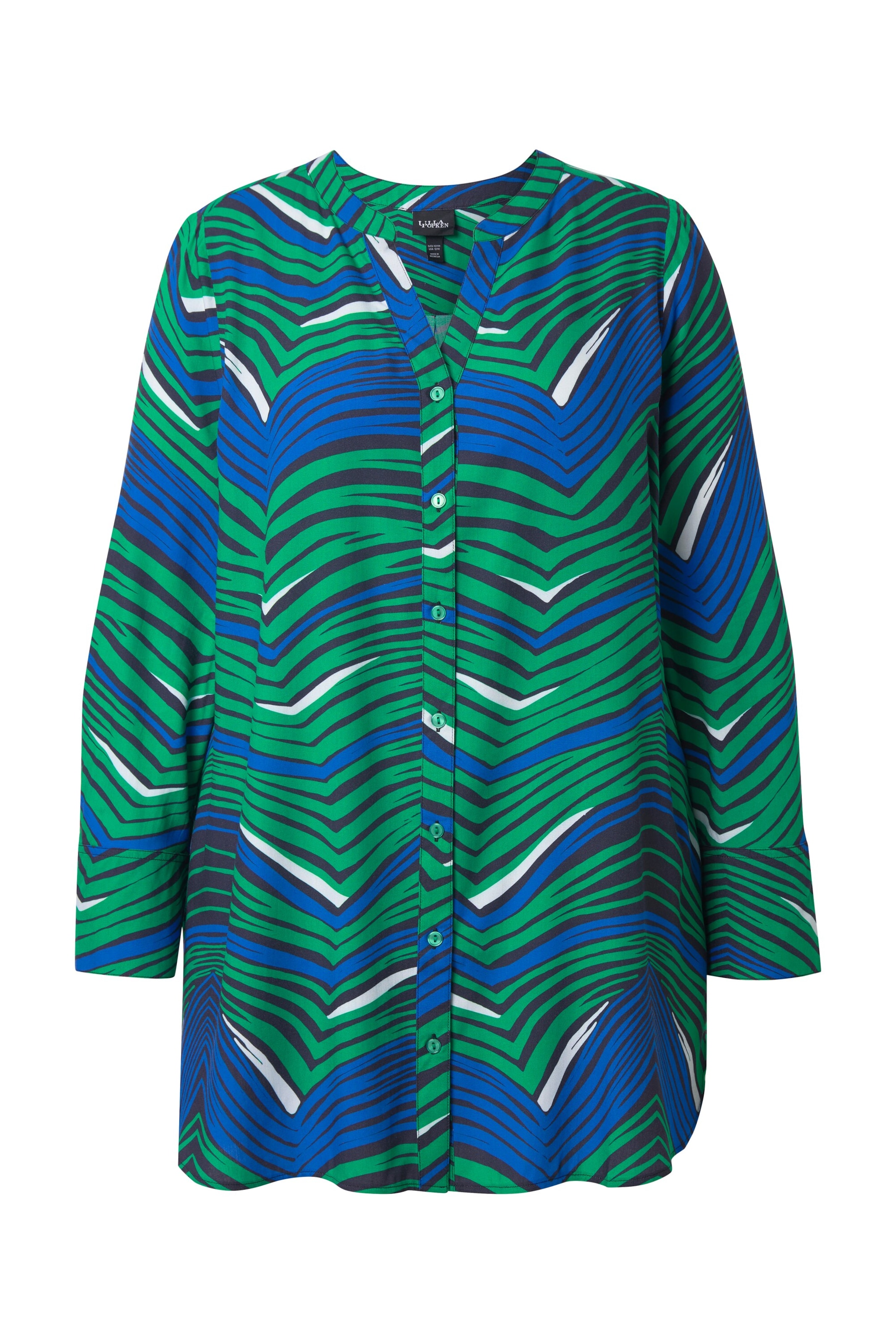 Ulla Popken Tunika in Grün: Vorderseite