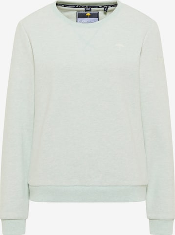 Sweat-shirt Schmuddelwedda en vert : devant