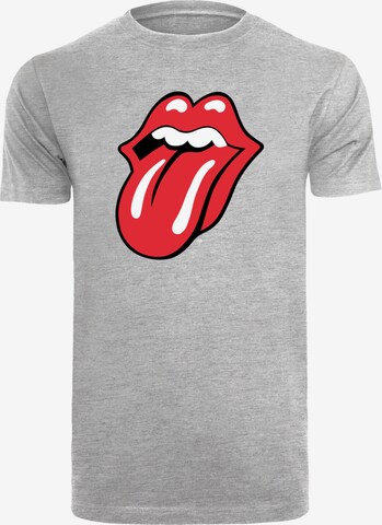 F4NT4STIC Shirt 'The Rolling Stones ' in Grijs: voorkant