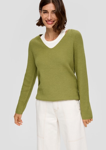 Pull-over s.Oliver en vert : devant
