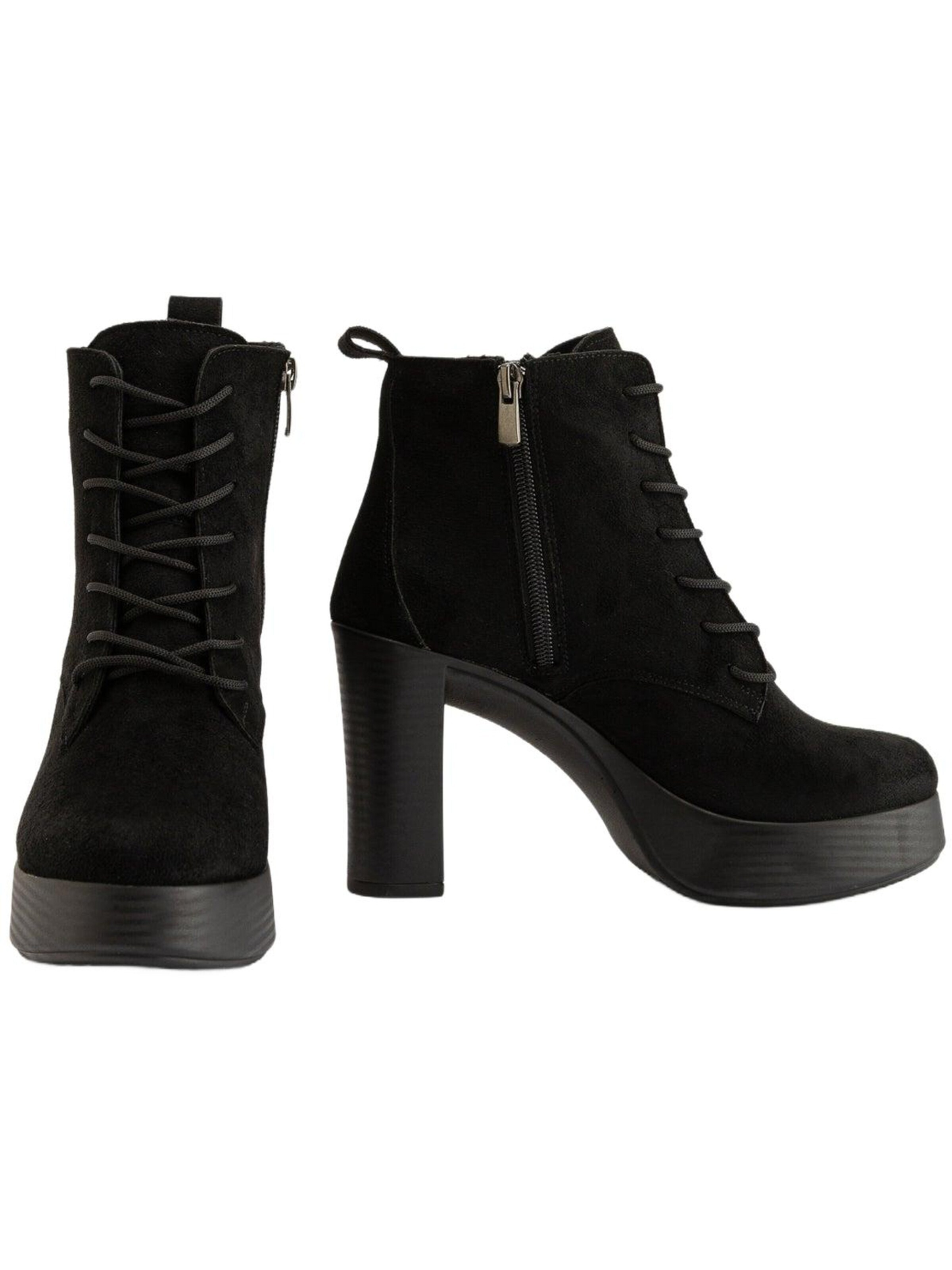 Limoya Lace-Up Boots 'Camia' in Brown