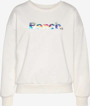 BENCH Sweatshirt i vit: framsida