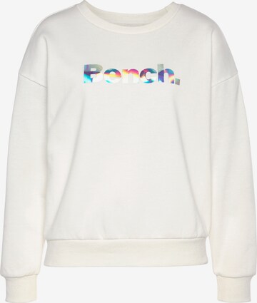 BENCH Sweatshirt in Weiß: predná strana