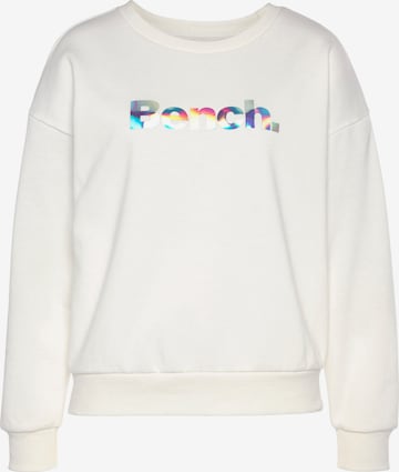 Sweat-shirt BENCH en blanc : devant