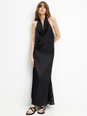 Pull&Bear Bluzka w kolorze czarny