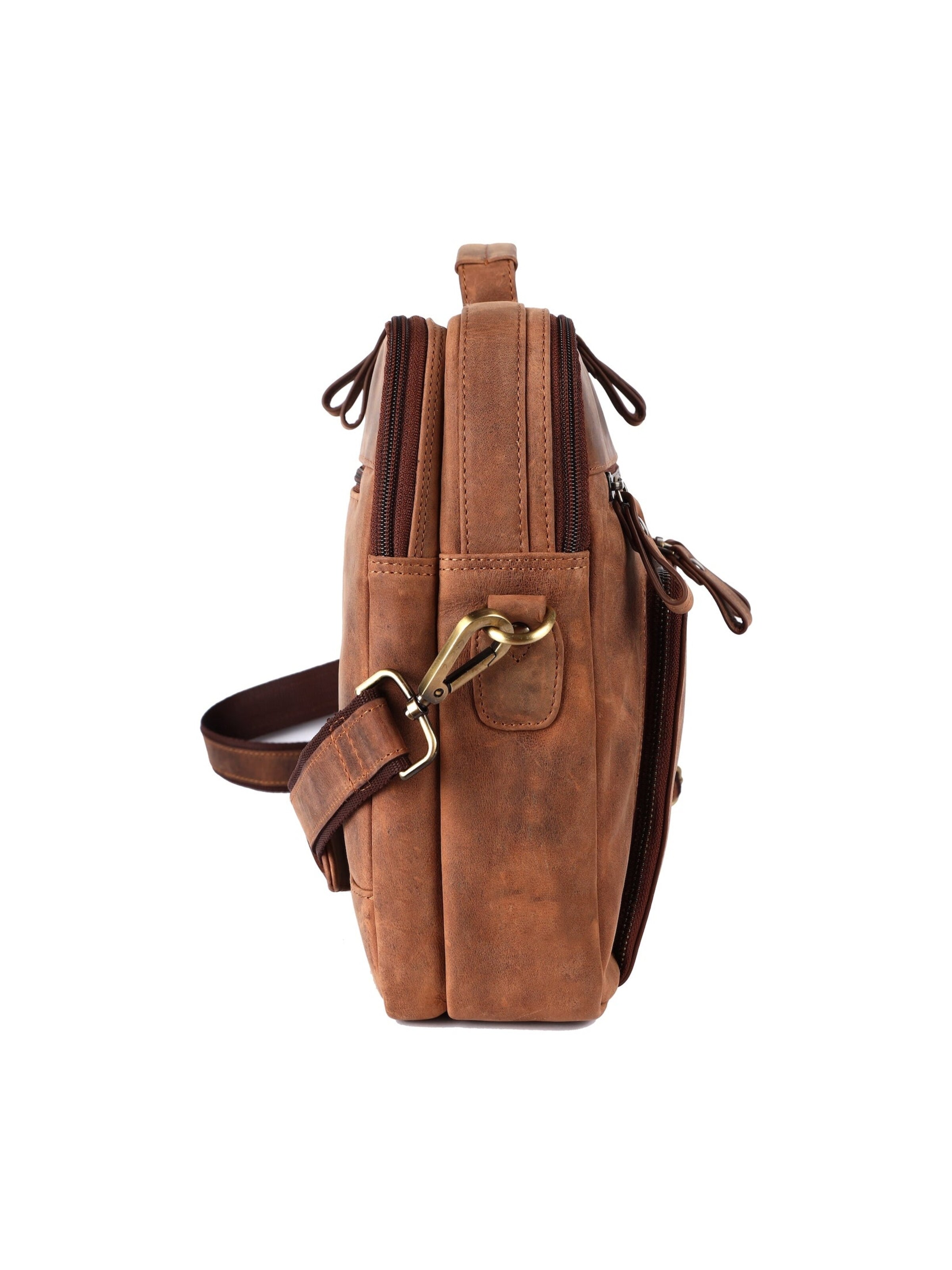 Benthill Laptop Bag in Brown